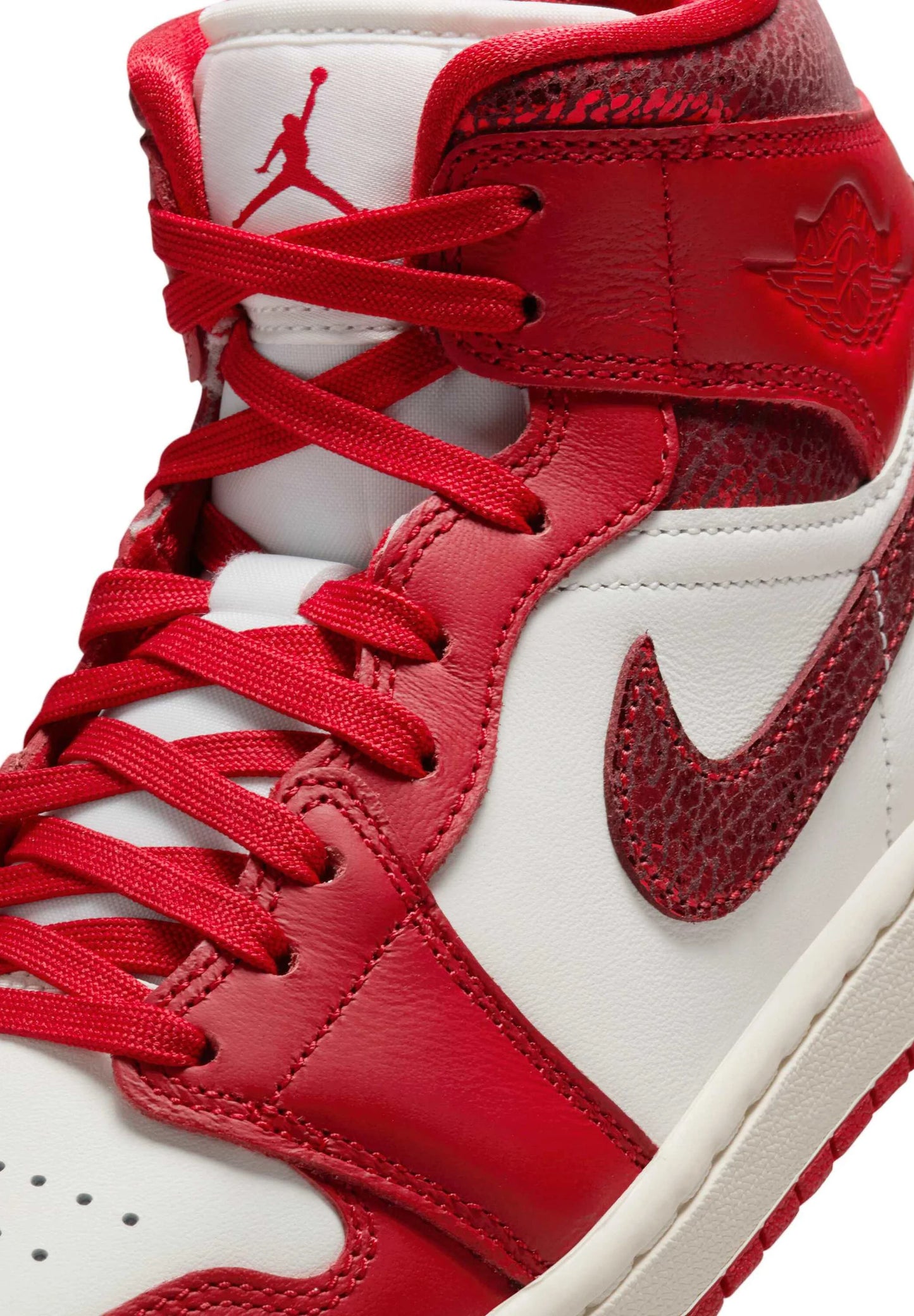 Jordan 1 mid Sneakers alte - sail/varsity red-team red