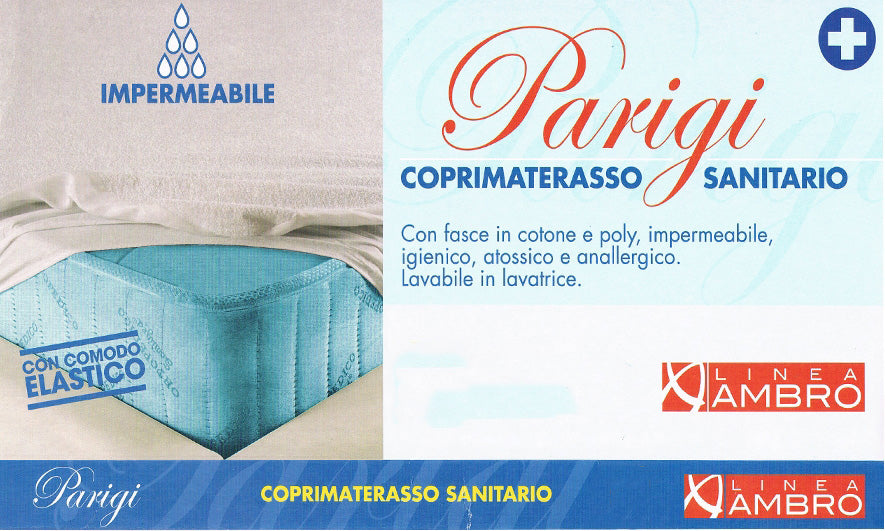 Coprimaterasso sanitario impermeabile - LINEA AMBRO PARIGI - Shop  Trasparenza