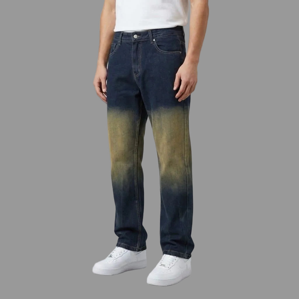 Jeans baggy fit con Sabbiatura