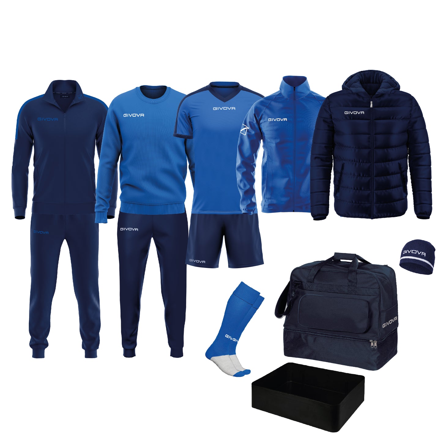 BOX E SET GIVOVA PER GRANDI FORNITURE CALCIO