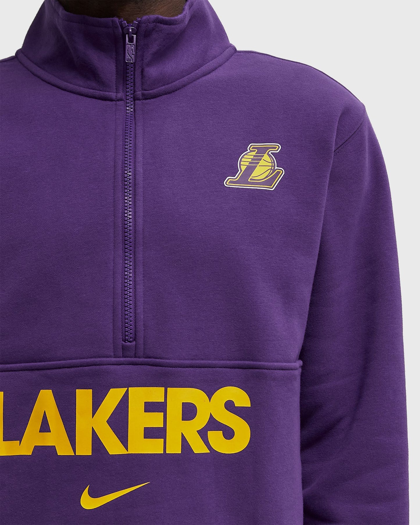 NikeNBA 1/2-Zip Top Los Angeles Lakers Club Courtside