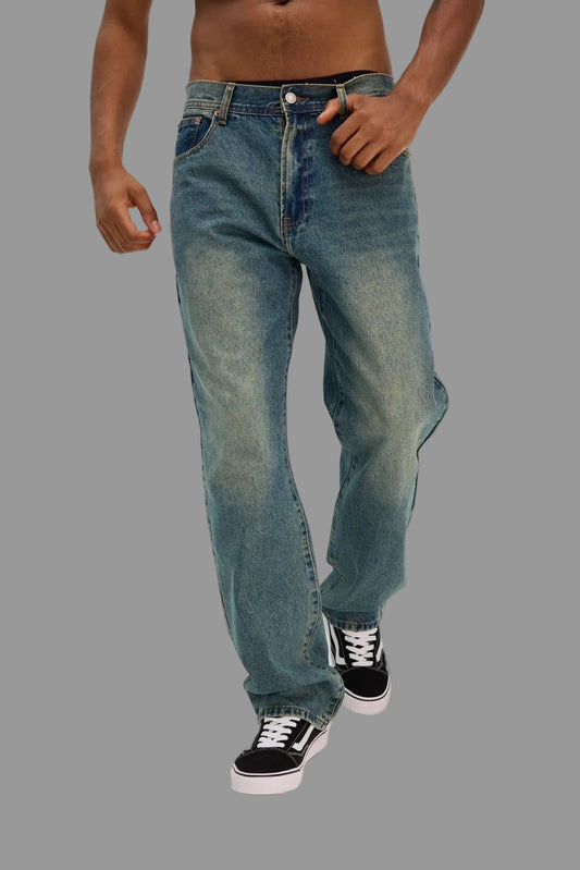 Jeans Baggy Fit Basic Sabbiato