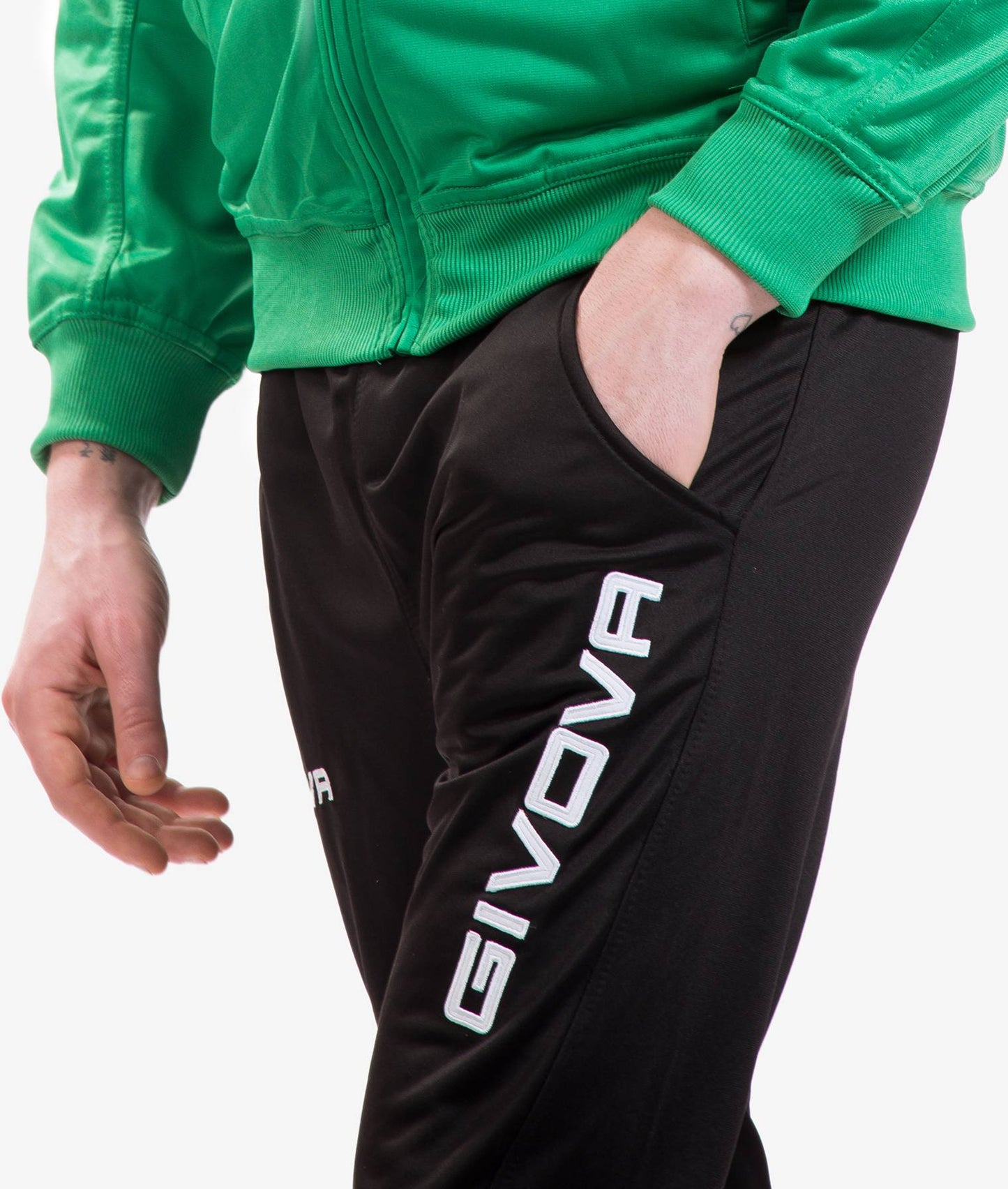 TUTA VISA TRIACETATO UNISEX VERDE/NERO 1310