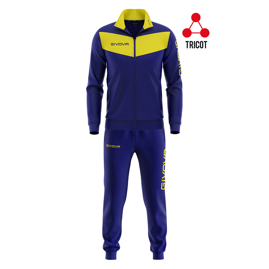 TUTA VISA TRIACETATO UNISEX BLU/GIALLO 0407