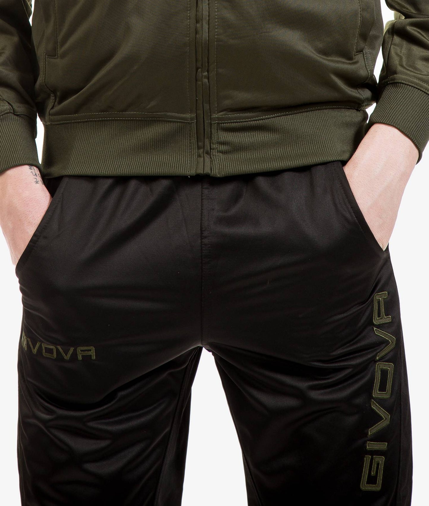 TUTA VISA TRIACETATO UNISEX MILITARE/NERO 5110